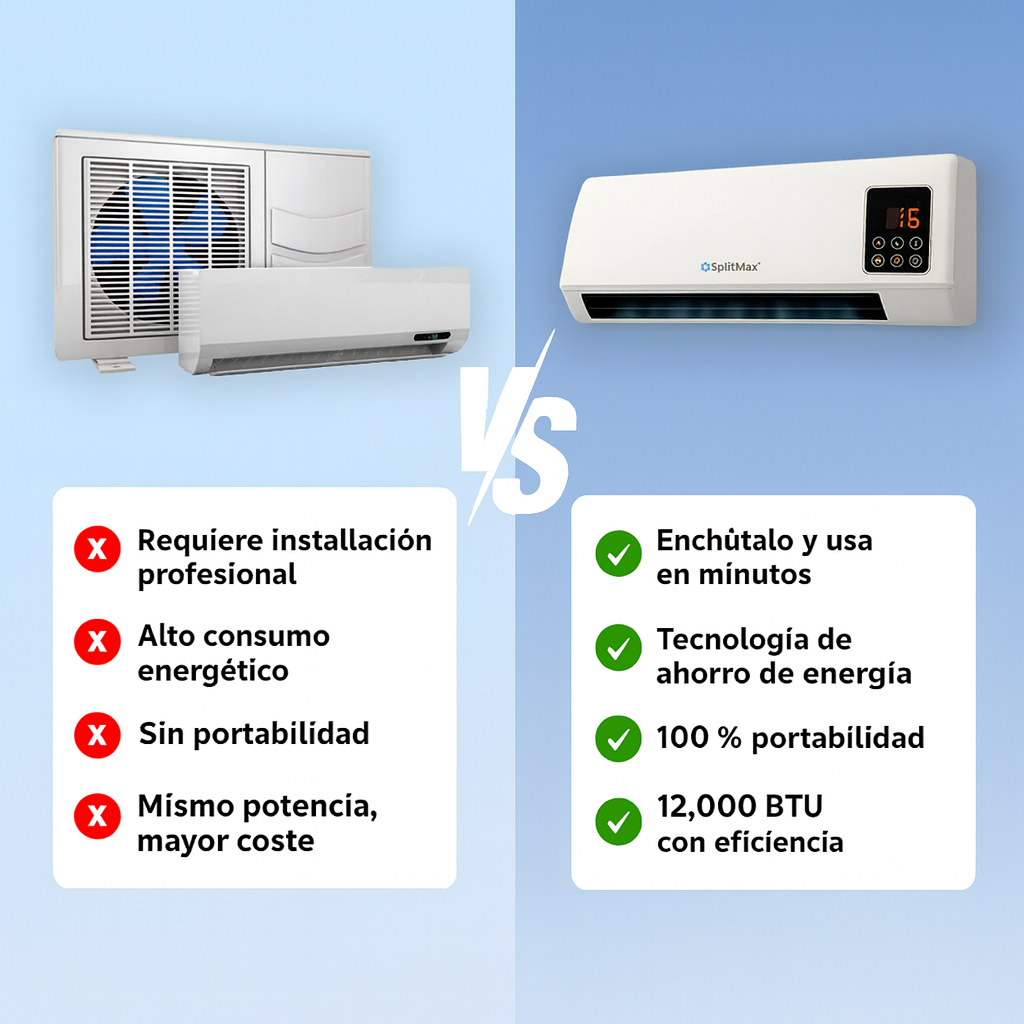 SplitMax™ - Aire Acondicionado Turbo 2 en 1