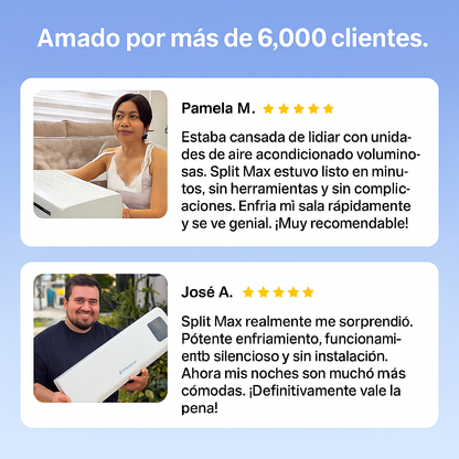SplitMax™ - Aire Acondicionado Turbo 2 en 1