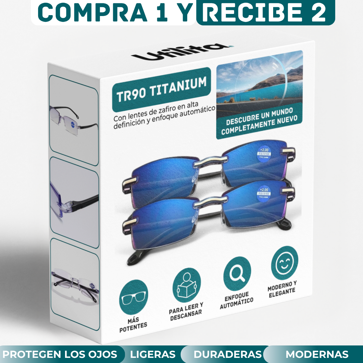 Lentes TR90 - Revolución Ocular (Unisex) [COMPRE 1 Y RECIBA 2]